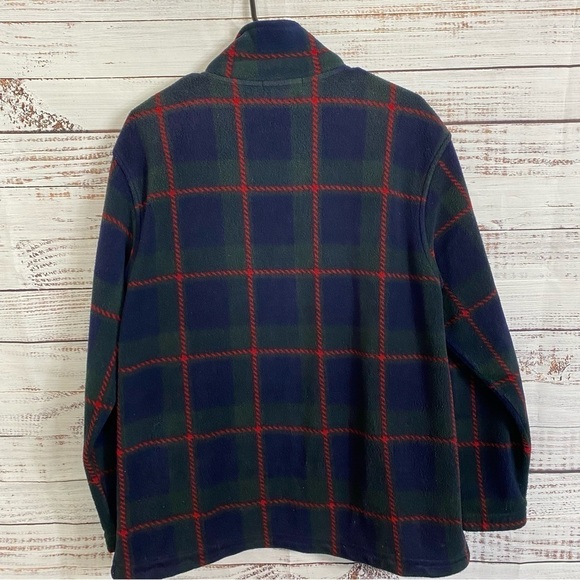LAUREN RALPH LAUREN‎ VINTAGE FULL ZIP PLIAD FLEECE SIZE MEDIUM JACKET - Picture 5 of 8